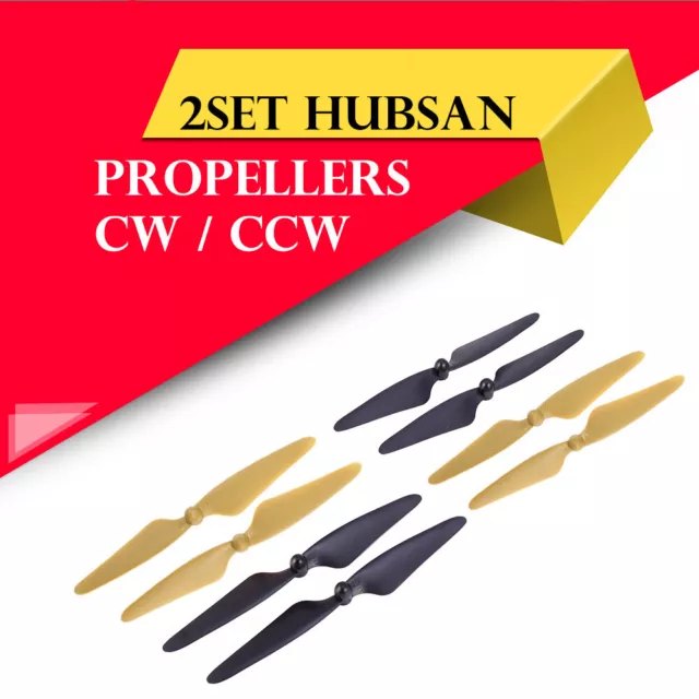 8x Propeller CW CCW Blade für Hubsan H501S H501A H501C H501M RC FPV Drohnenteile