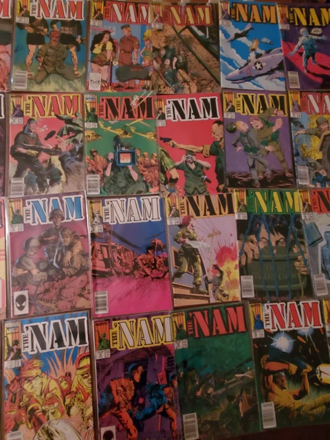 Marvel Comic The 'Nam 1986 Lot of 33 comics 3
