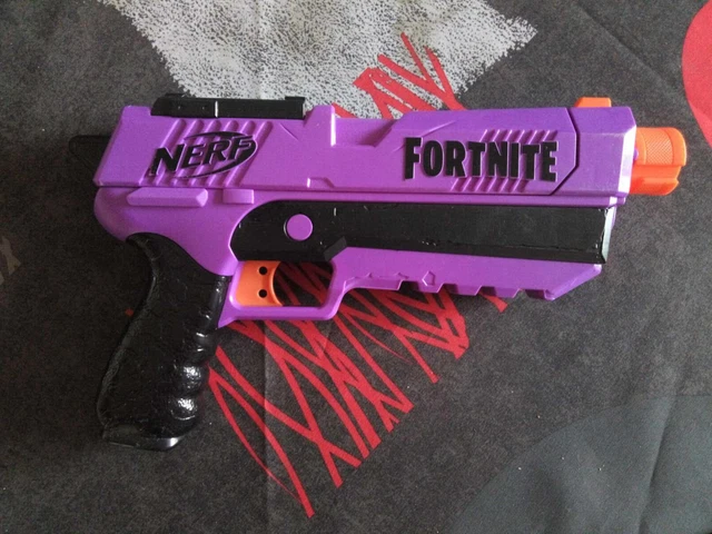 Pistolet Nerf SMG Fortnite Violet – Blaster Jouet Pour Enfants 8-11 Ans | Neuf Avec Emballage