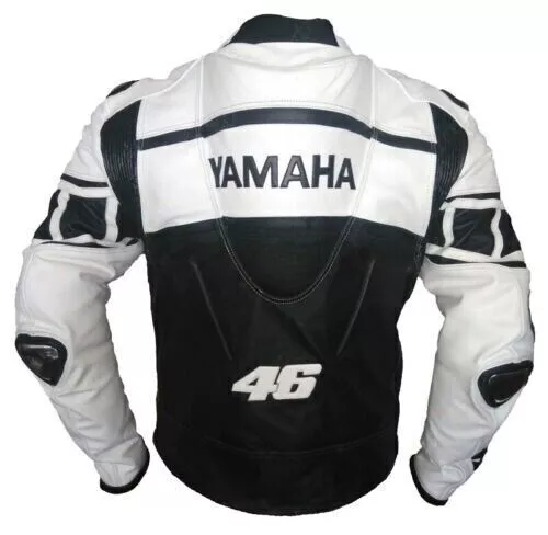 Yamaha Heavybike Racing Motorrad Biker Lederjacke MOTOGP Herren Motorrad Leder. 2
