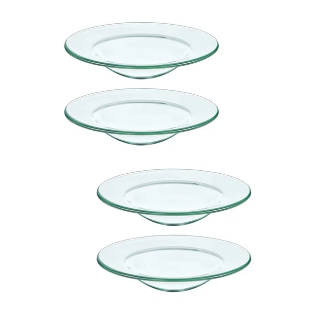 4 Pcs Wax Heater Accessories Replacement Oil Warmer Plate Dishes For Lamp Tart
