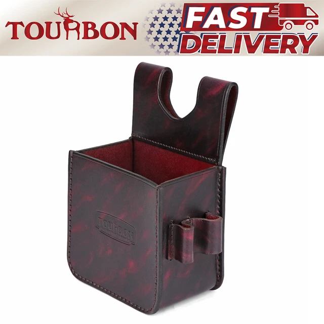 Étui Ceinture Pour Pistolet Révolver En Cuir - 14 Chargeurs - Neuf - USA (fabriqué En Inde)
