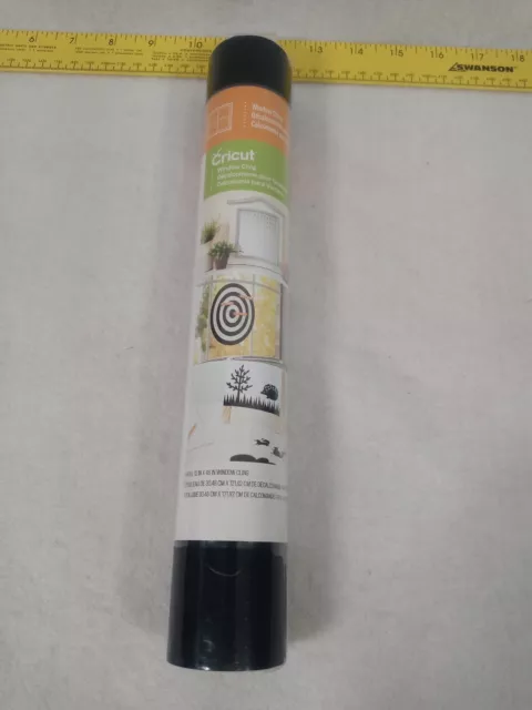 Cricut Window Cling Roll in Black 2002518 12" x 48" BRAND NEW