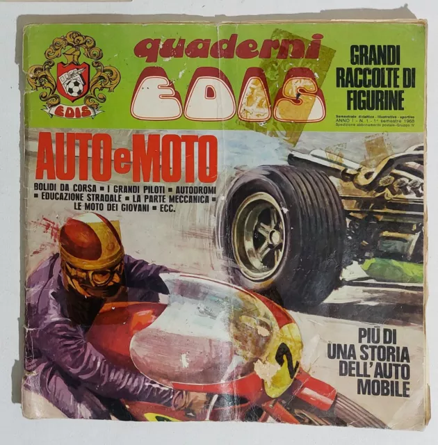 I100083 Album Figurine Quaderni EDIS - Auto e moto - VUOTO