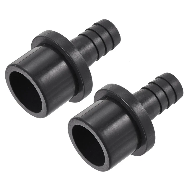 PVC Tuyau Raccord 12mm Barbelé x 25mm OD Tube Adaptateur Tuyau Connecteur Kit 2