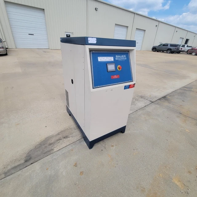 BAUER MINI VERTICUS, 6k psi High Pressure Compressor Fire / SCUBA