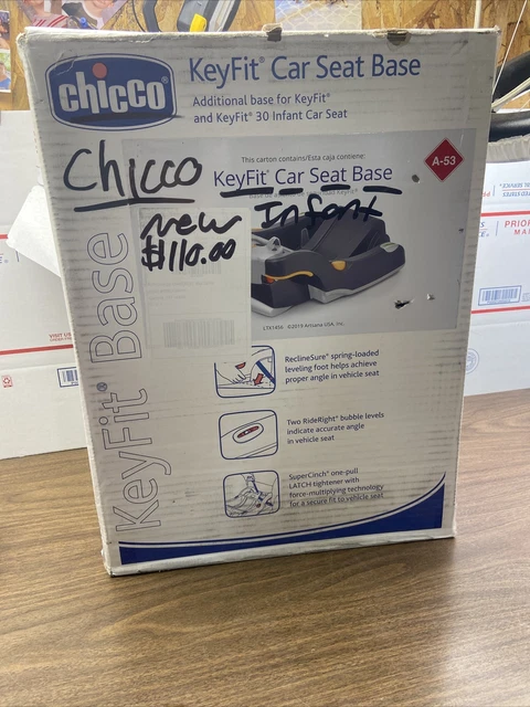New, Chicco KeyFit 30 Infant Car Seat Base - Anthracite