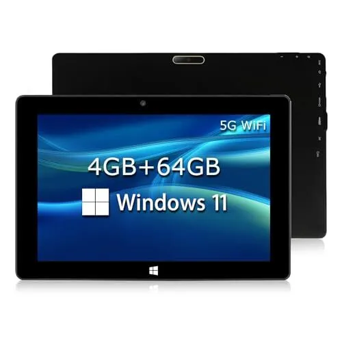 TPSPAD Tablet Touchscreen 10 Zoll 4 GB RAM 64 GB Rom, Windows 11, HD 1280 x 800