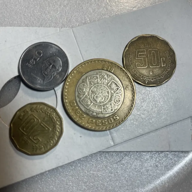4 Coins from Mexico
