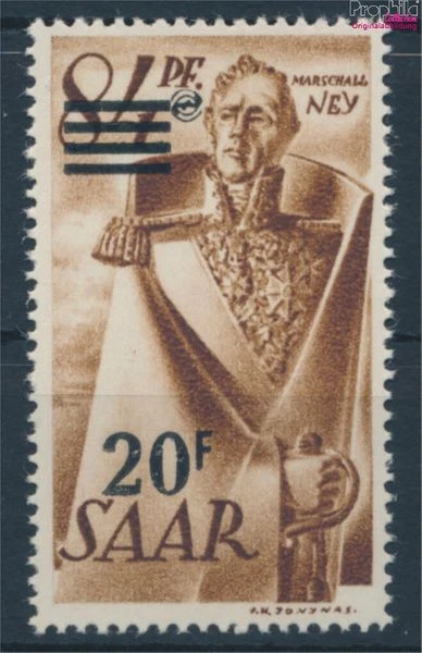 Briefmarken Saarland 1947 Mi 237II postfrisch (10214054