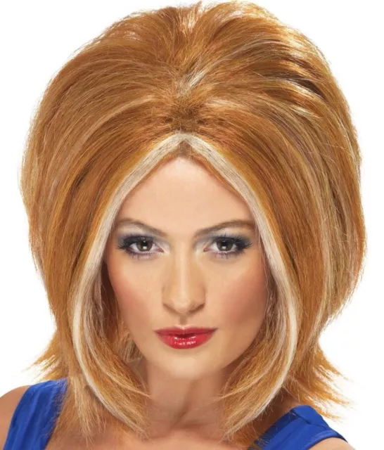 Ladies Girl Power Ginger Fancy Dress Wig Spice wig by Smiffys