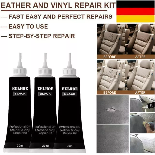 Leder-Reparatur-Paste Filler-Creme Kitt Für Autositz Sofa Kratzer Schrammen Loch