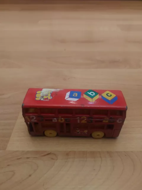 MATCHBOX LEYLAND TITAN Double Decker Bus 3 Scale Model Preschool ABC 123 1981 5.00 PicClick UK