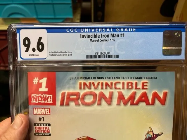 Invincible Iron Man #1 2017 CGC 9.6 Riri Williams as Ironheart 2