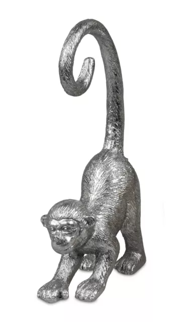 Deko Affe Makake Meerkatze Tier Figur Skulptur Statue Schimpanse Afrika Gorilla