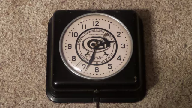 Vintage GE Colt Dealer Old Store Advertising Display Clock Made in U.S.A.