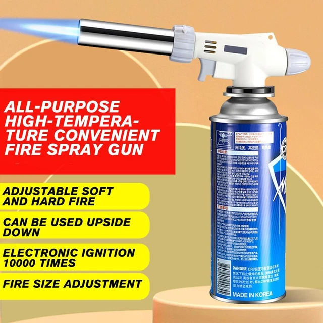 FIRE MAKER CAMPING Gas Torch Welding Lighter Butane Burner Flame Spray