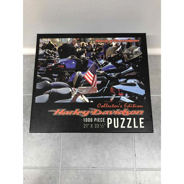 HARLEY DAVIDSON MOTORCYCLE 1000 Piece Jigsaw Puzzle Collector's NOB 14