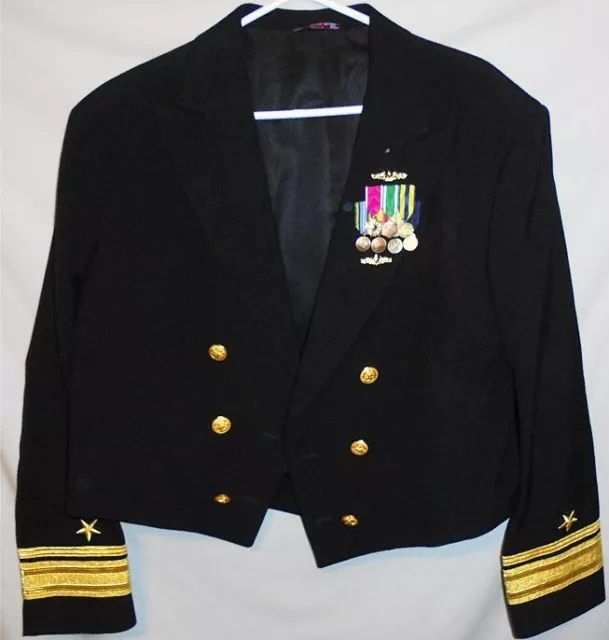 VIETNAM WAR -US Navy ADMIRAL- Mess Dress Military Uniform Coat/Jacket w ...
