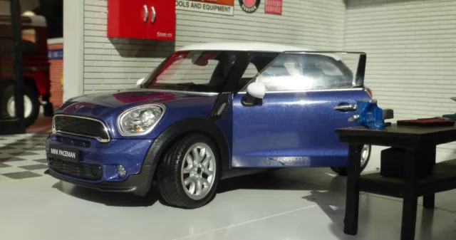 1:24 Mini Cooper S Paceman Welly Diecast V Detailed 24050B G LGB Scale Model Car