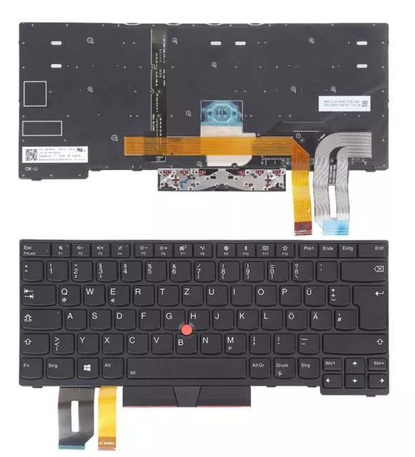 Tastatur Lenovo ThinkPad E490 T480s L480 L380 T490 L380 beleuchtet Backlit DE