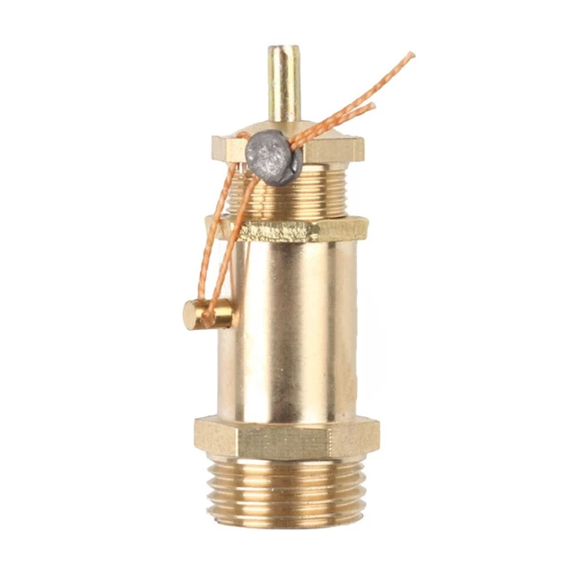 Valvola di sicurezza compressore d'aria rame 1/2 resistente 8 kg 16 kg controllo pressione