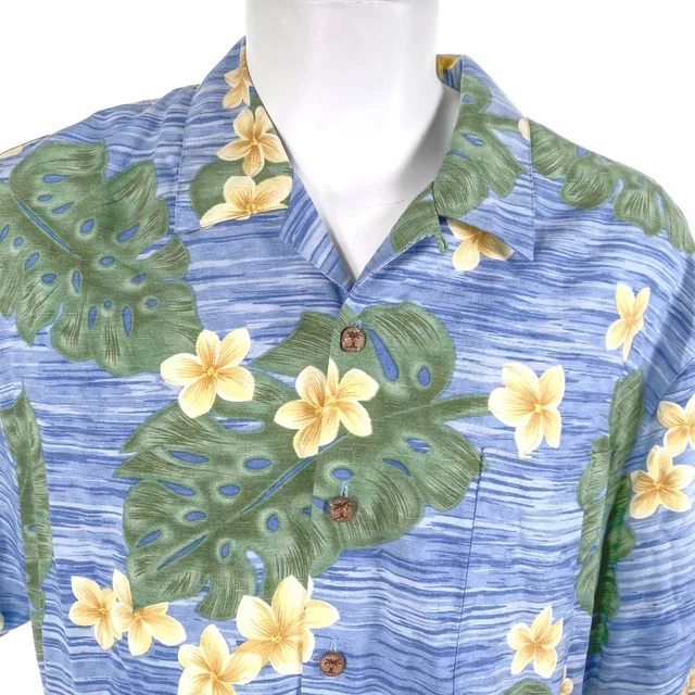 JAMAICA JAXX TROPICAL Fleurs Plumeria Feuille Frondes XL Hawaïen Aloha