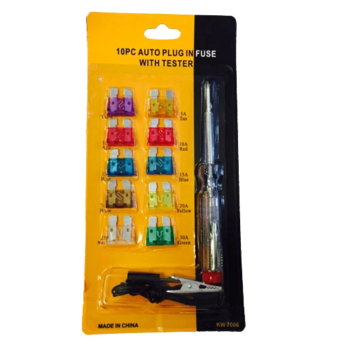 10 pièces ensemble Micro, fusible auto kit 3A, 5A, 7A, 10A, 15A, 20A, 25A, 30A