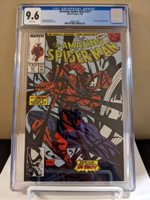Amazing Spider-Man #317 CGC 9.6 🕷 Todd McFarlane 🕷 2nd Venom Cover!!
