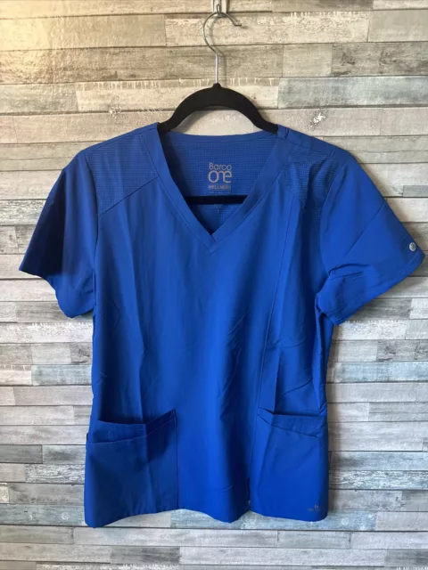 Women’s Barco One Scrub Top Blue Size Small