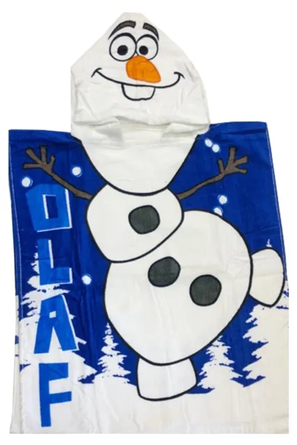 Disney Frozen Hooded Towel Poncho  Summer Kids Childrens Character