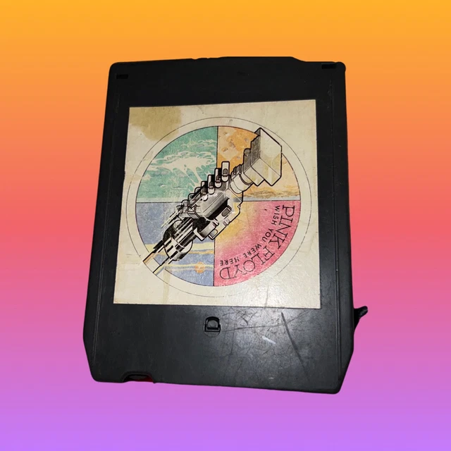 Vintage Pink Floyd "Wish You Were Here" 8-Track Tape Cartridge Columbia TC8 P