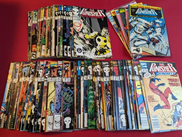 The Punisher Vol. 2, 1987 Series: Near Complete (missing only 4 Issues) F/VF