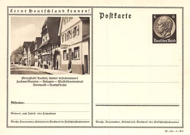 722198) DR Bildganzsache aus Grenzstadt Kandel