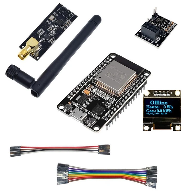 Opendtu for hoymiles diy kit display ssd1306 esp32 nrf24l01 antenne