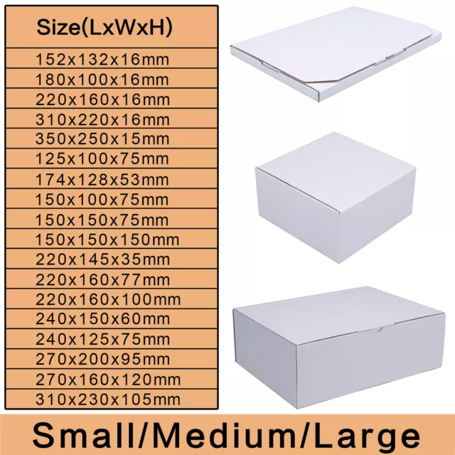 New Mailing Box Cardboard Shipping Carton Mailer Parcel Small Medium Large AU