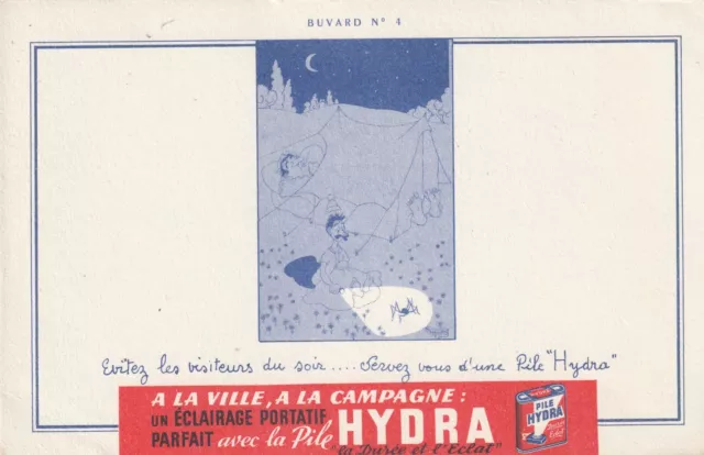 W91 PILE HYDRA - BUVARD ANCIEN - Illustration Dubout Numero 4