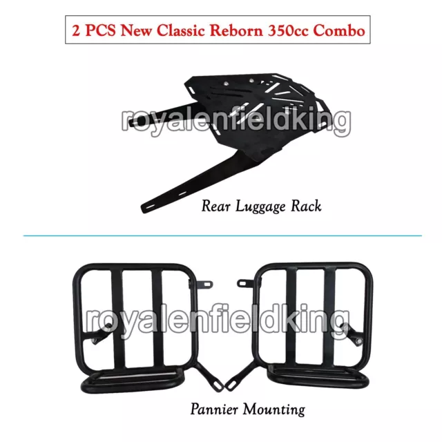 Fit For Royal Enfield CLASSIC REBORN 350 Pannier Mounting & Rear Luggage Rack