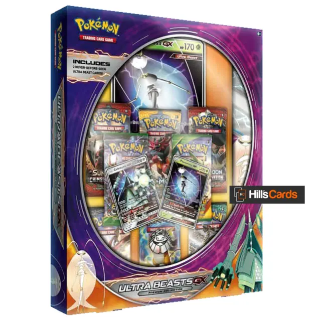 Pokemon Pheromosa Ultra Beasts GX Premium Collection Box: Booster Packs + Cards