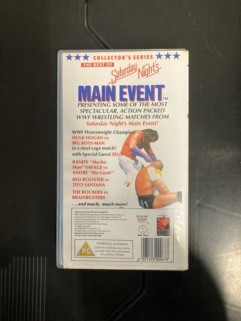 *RARE* WWF MORE Saturday Nights Main Event VHS £6.49 - PicClick UK