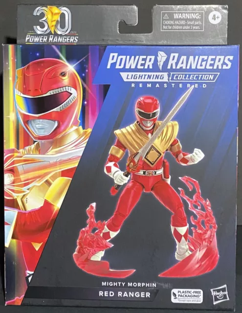 Remastered Mighty Morphin Red Ranger Lightning Collection Power Rangers New