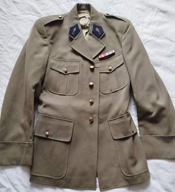 Veste D'officier Spécialiste Détecteur Marine Nationale WW2 - Uniforme Vintage France