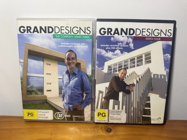GRAND DESIGNS SERIES 3 And 4 Complete [DVD] Revisited Sections Plus CGI ...