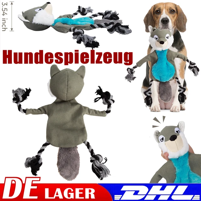Hunde Spielzeug aus Seil Kauspielzeug Fuchs Interaktives Hund Welpen Kauen Toy