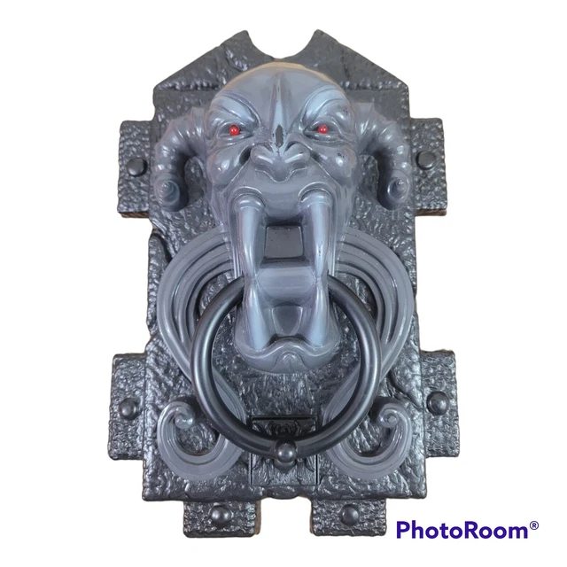 Vtg Halloween 1997 Gargoyle Paper Magic Group Light Up Door Knocker