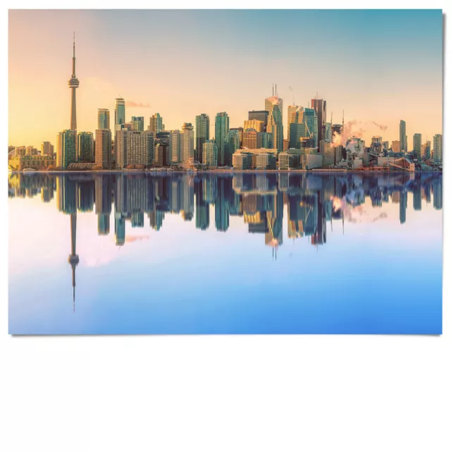 Wandbild Skyline Toronto Kanada, als Leinwandbild Keilrahmenbild Acrylglasbild