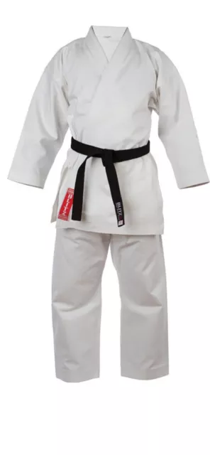 Blitz Adult Silver Tournament Karate Gi 14oz 180cm - Brand New