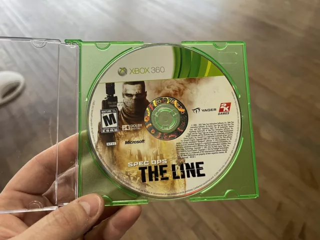 Spec Ops The Line Microsoft Xbox 360 2012 Disc Only Tested and Working