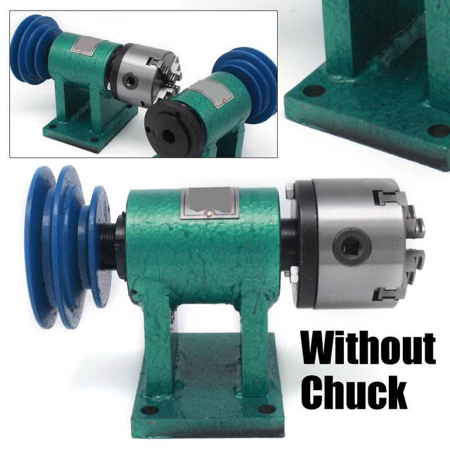BELT PULLEY DRIVE Lathe Machine Desktop Lathe Spindle for Polishing