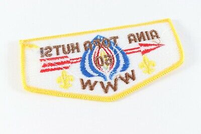 Vintage Lodge 60 Aina Topa Hutsi Order Arrow WWW Boy Scouts America Flap Patch 3